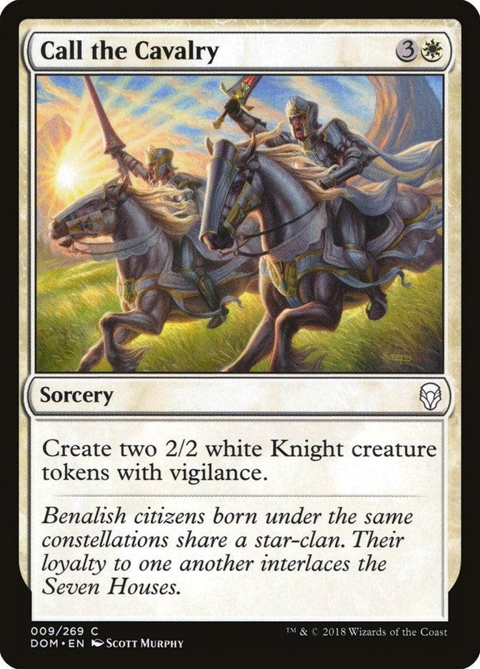 Image for Call the Cavalry (9) [Dominaria] - Magic: The Gathering
