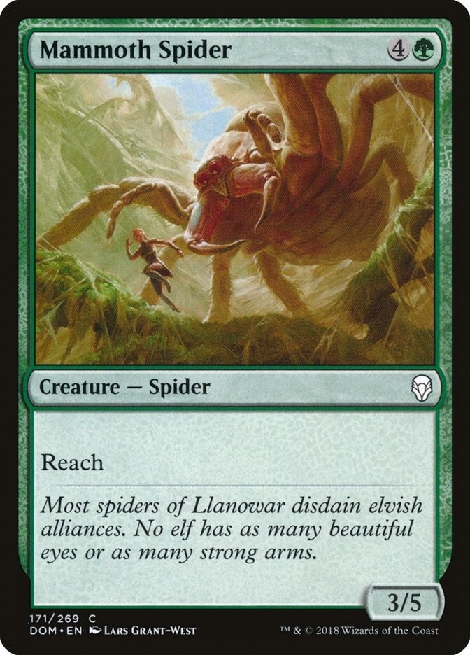 Image for Mammoth Spider (171) [Dominaria] - Magic: The Gathering