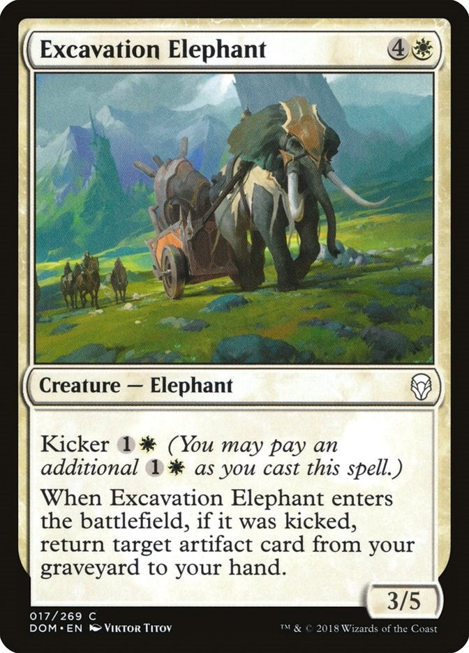 Image for Excavation Elephant (17) [Dominaria] - Magic: The Gathering