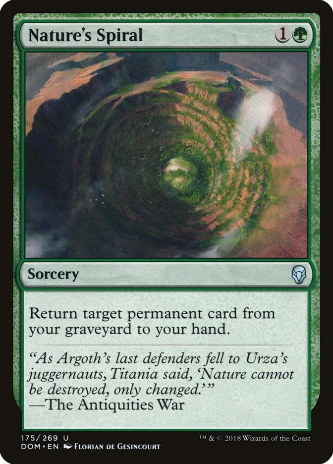 Image for Nature's Spiral (175) [Dominaria] - Magic: The Gathering