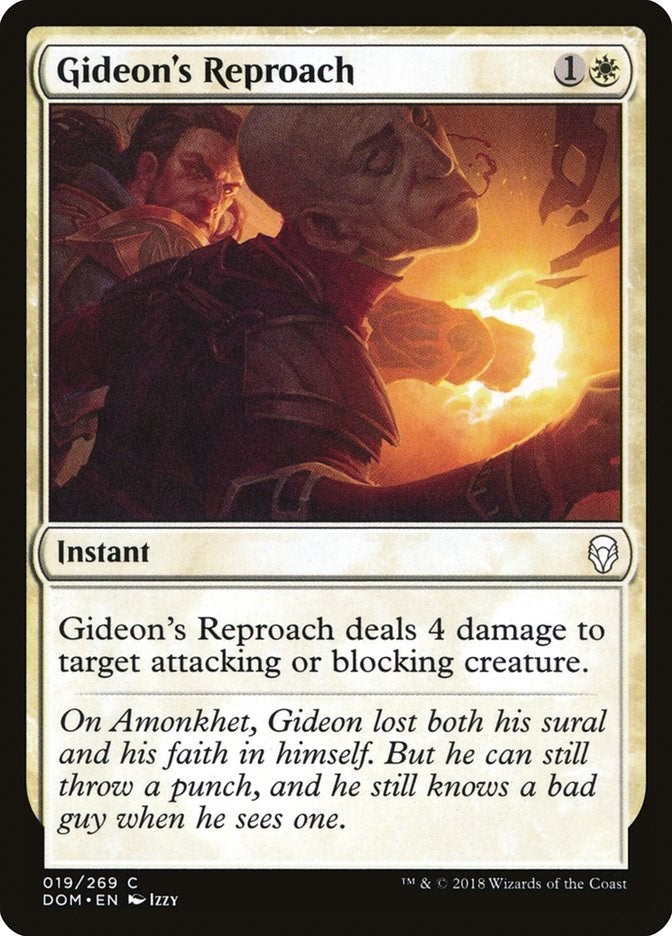 Image for Gideon's Reproach (19) [Dominaria] - Magic: The Gathering