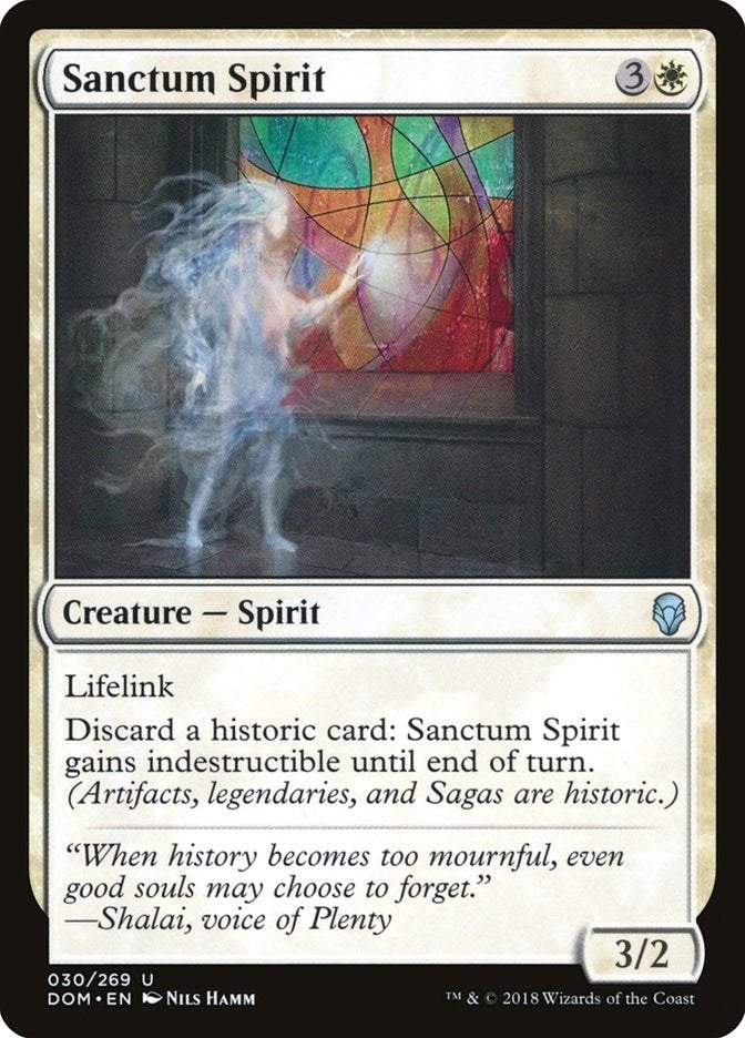 Image for Sanctum Spirit (30) [Dominaria] - Magic: The Gathering