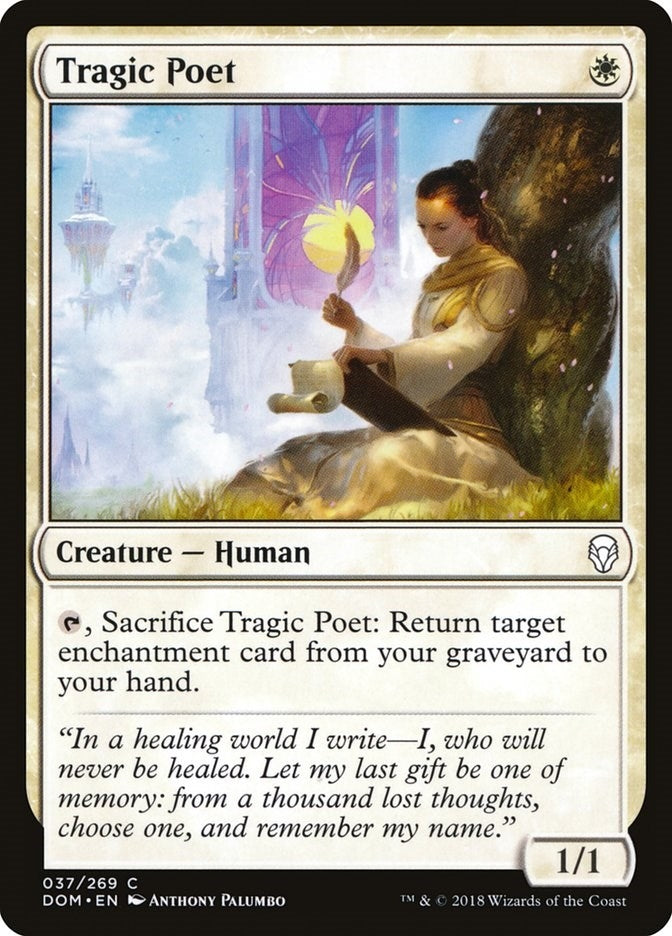 Image for Tragic Poet (37) [Dominaria] - Magic: The Gathering