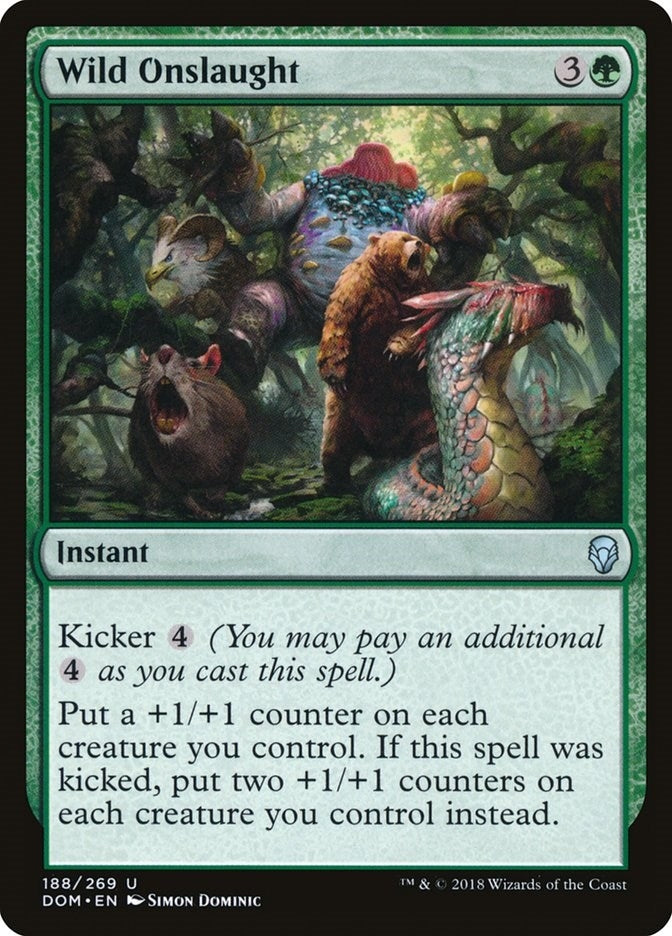 Image for Wild Onslaught (188) [Dominaria] - Magic: The Gathering