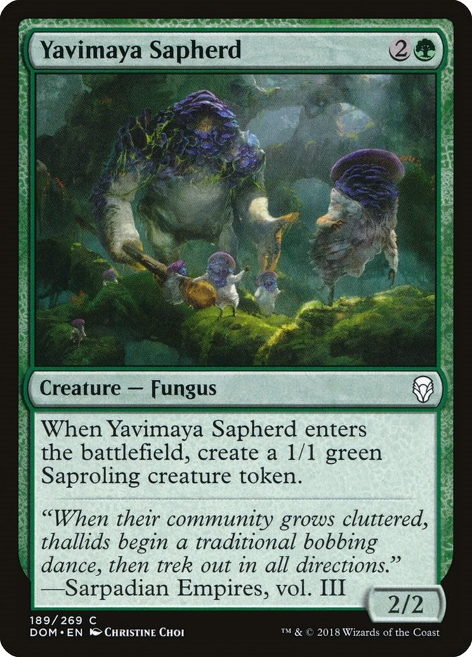Image for Yavimaya Sapherd (189) [Dominaria] - Magic: The Gathering