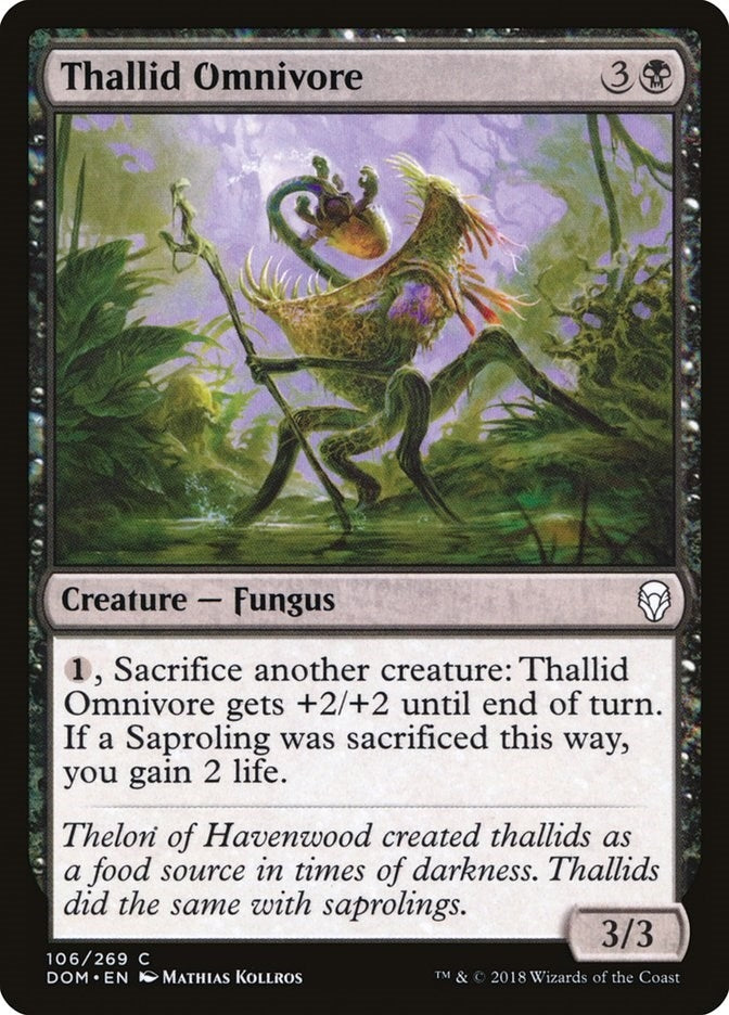 Image for Thallid Omnivore (106) [Dominaria] - Magic: The Gathering