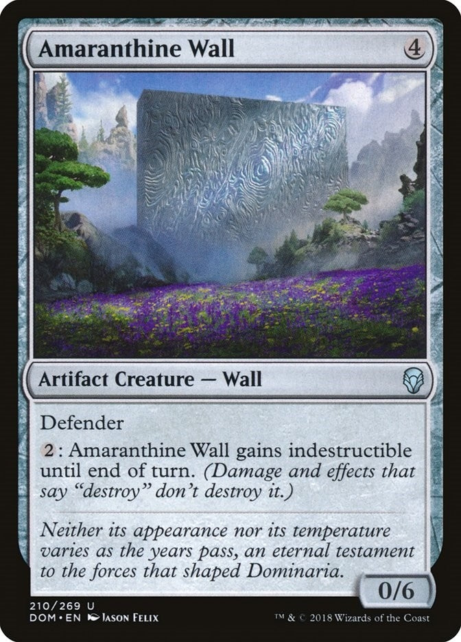 Image for Amaranthine Wall (210) [Dominaria] - Magic: The Gathering