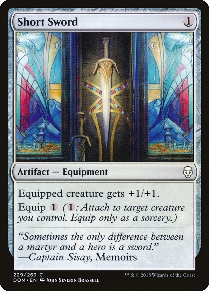 Image for Short Sword (229) [Dominaria] - Magic: The Gathering