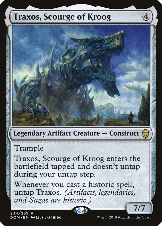 Image for Traxos, Scourge of Kroog (234) [Dominaria] - Magic: The Gathering