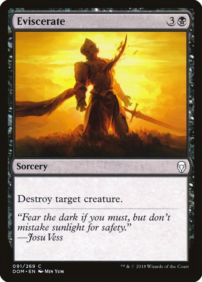 Image for Eviscerate (91) [Dominaria] - Magic: The Gathering