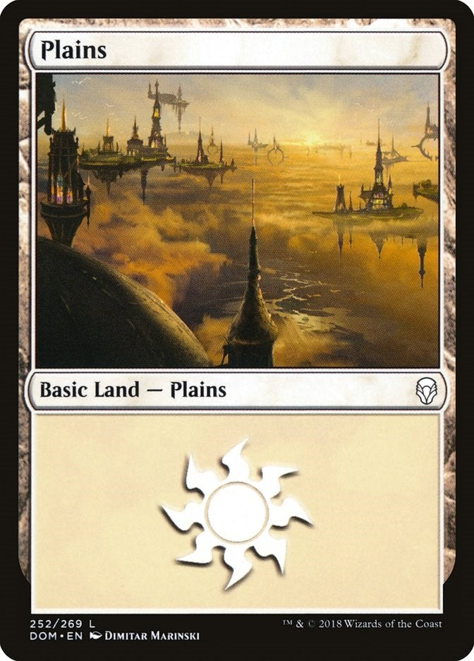 Image for Plains (252) (252) [Dominaria] - Magic: The Gathering