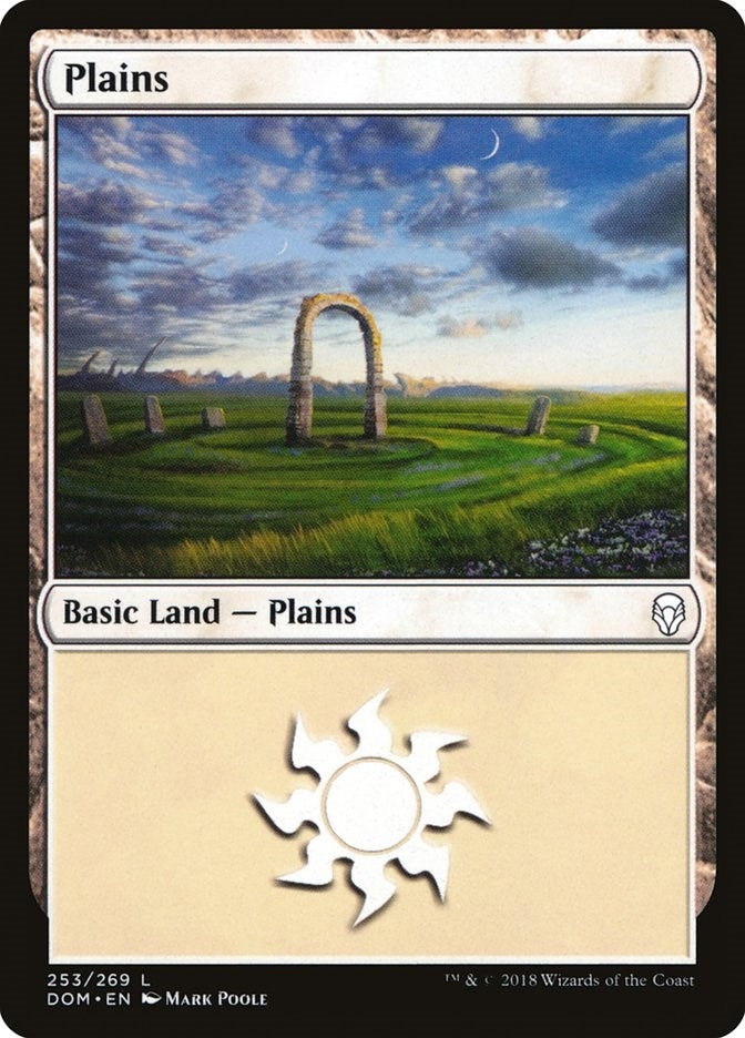 Image for Plains (253) (253) [Dominaria] - Magic: The Gathering