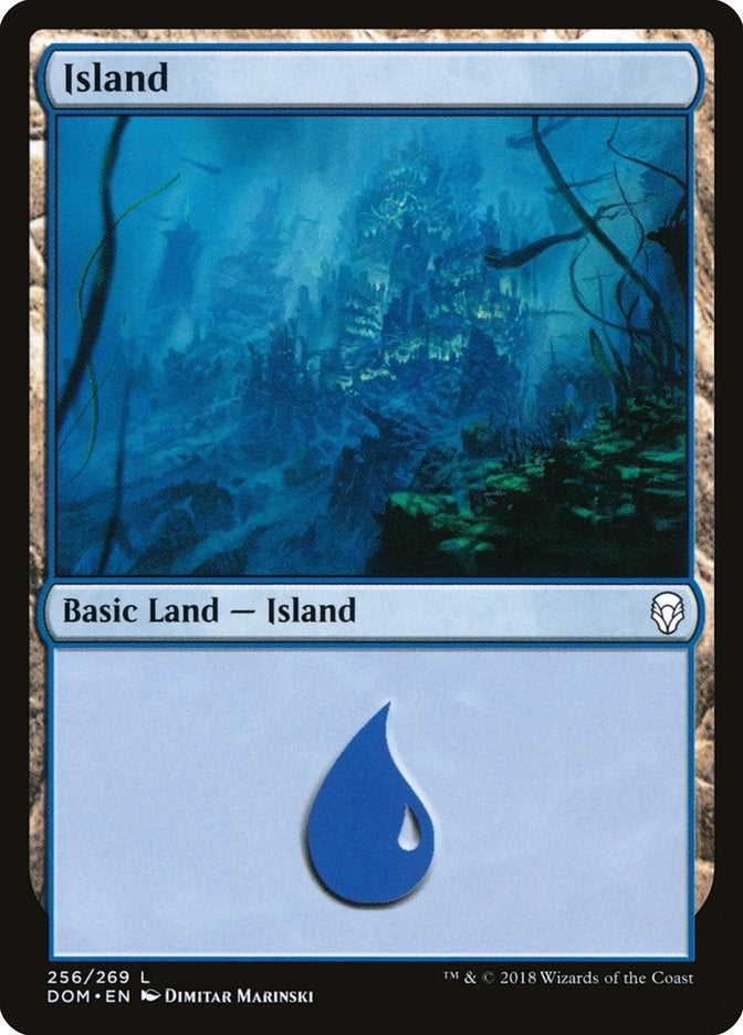Image for Island (256) (256) [Dominaria] - Magic: The Gathering
