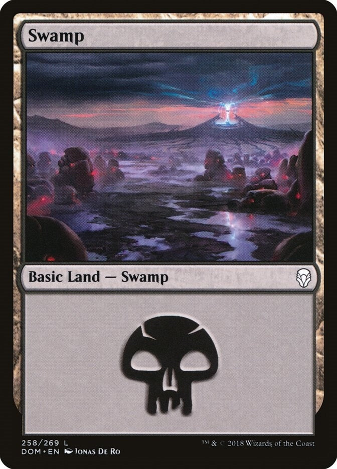 Image for Swamp (258) (258) [Dominaria] - Magic: The Gathering