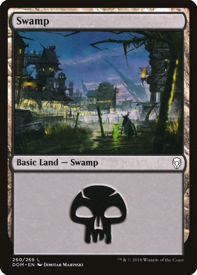 Image for Swamp (260) (260) [Dominaria] - Magic: The Gathering