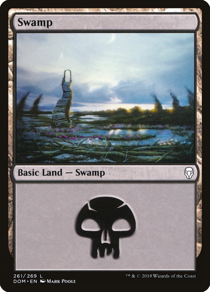 Image for Swamp (261) (261) [Dominaria] - Magic: The Gathering
