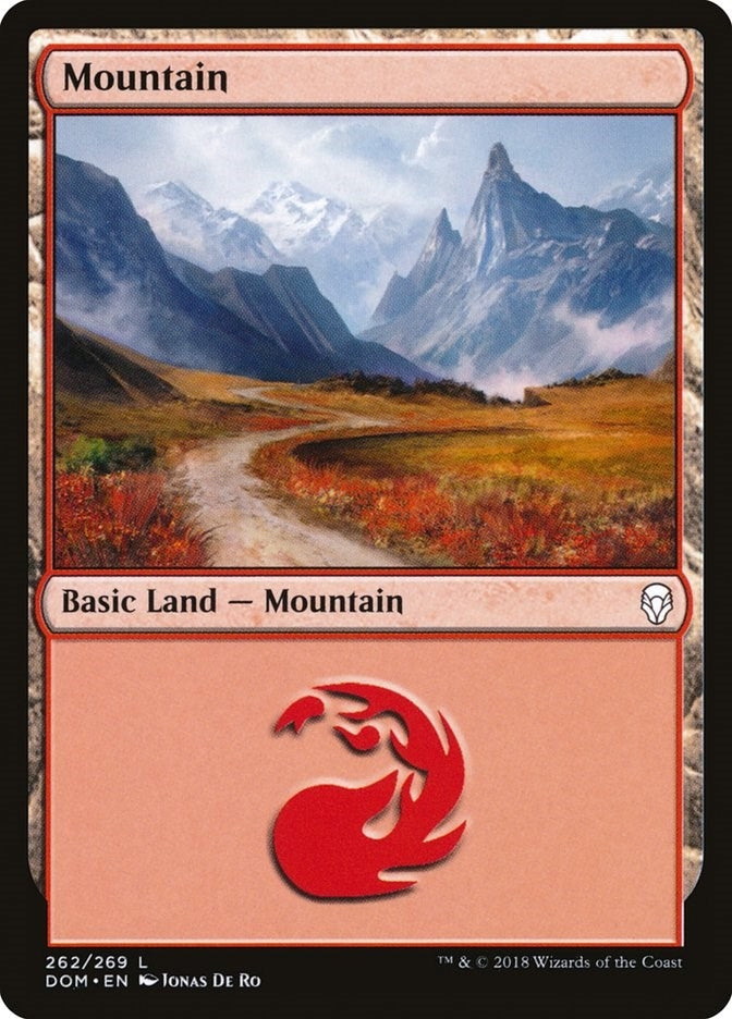 Image for Mountain (262) (262) [Dominaria] - Magic: The Gathering