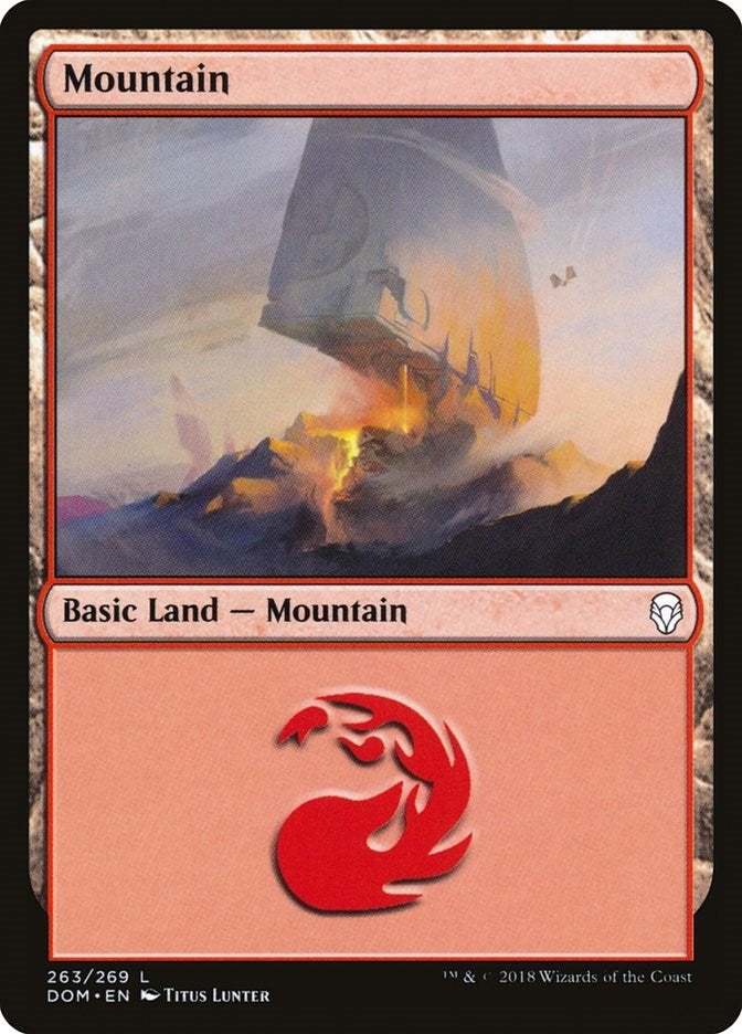 Image for Mountain (263) (263) [Dominaria] - Magic: The Gathering