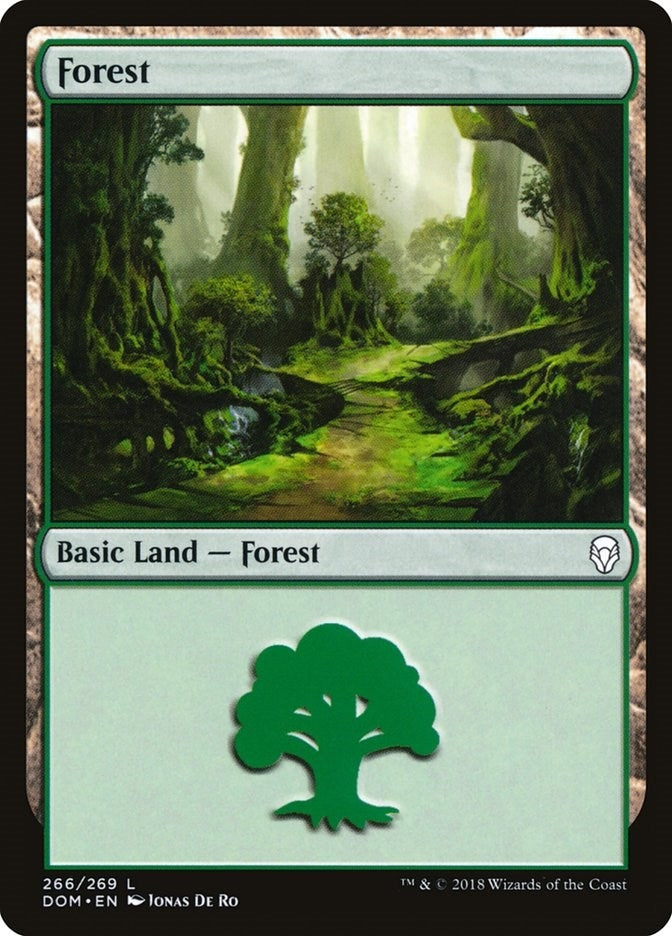 Image for Forest (266) (266) [Dominaria] - Magic: The Gathering