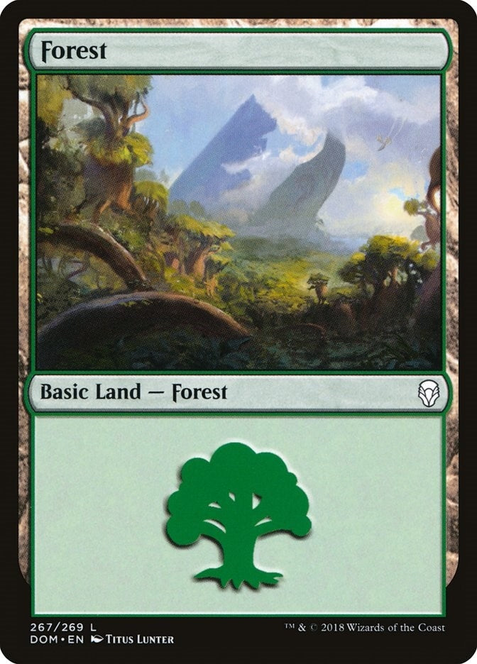 Image for Forest (267) (267) [Dominaria] - Magic: The Gathering