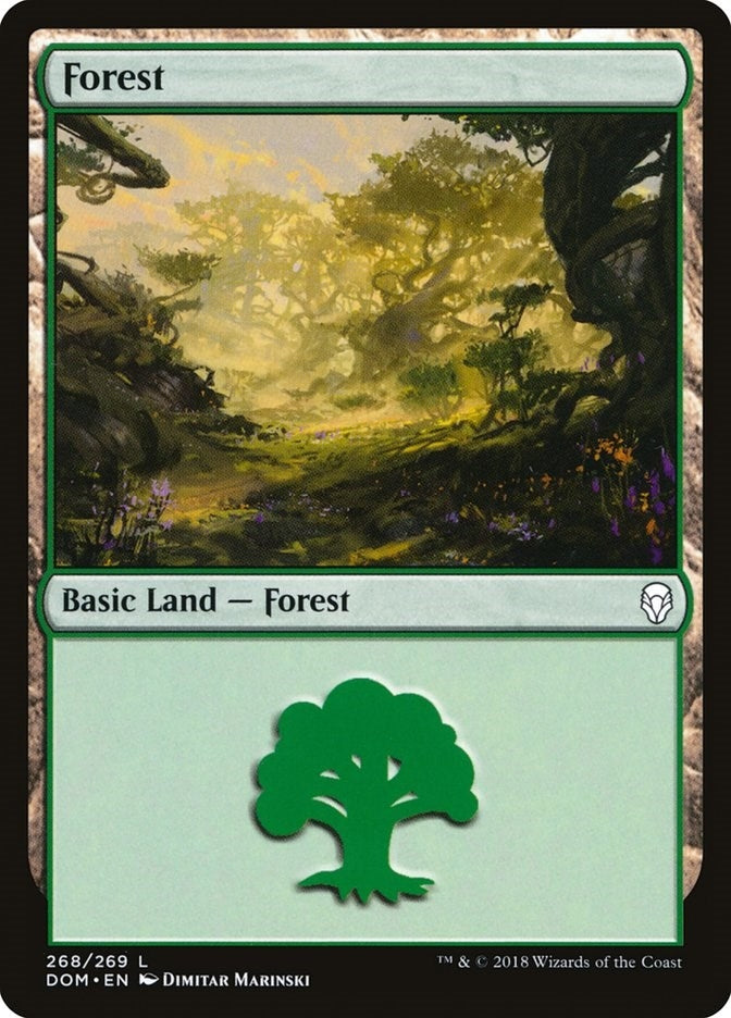 Image for Forest (268) (268) [Dominaria] - Magic: The Gathering