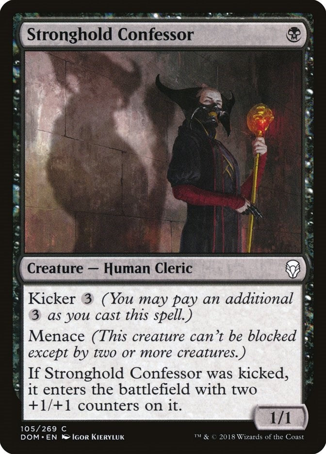 Image for Stronghold Confessor (105) [Dominaria] - Magic: The Gathering