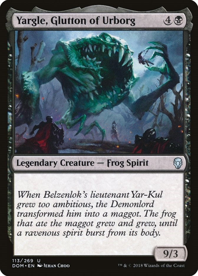 Image for Yargle, Glutton of Urborg (113) [Dominaria] - Magic: The Gathering