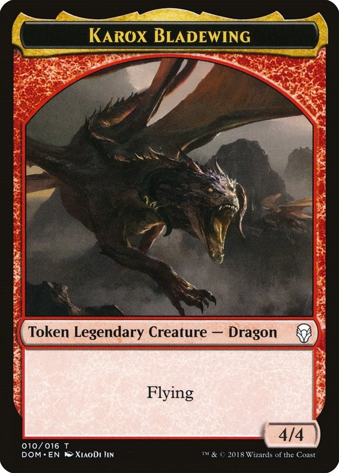 Image for Karox Bladewing Token (10) [Dominaria] - Magic: The Gathering