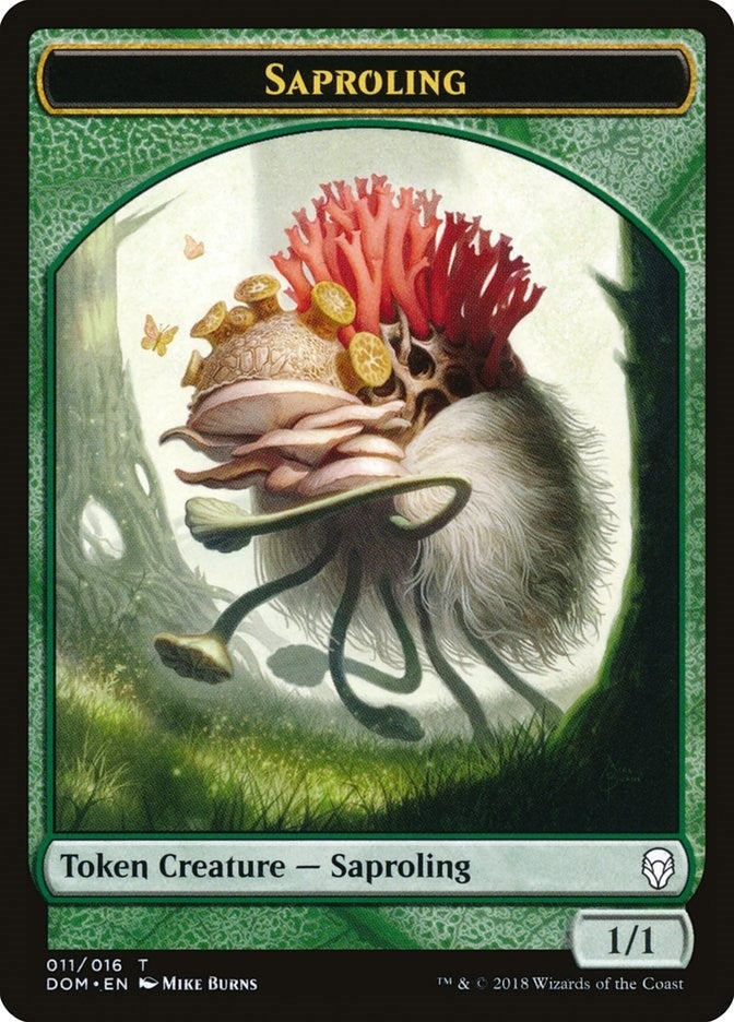 Image for Saproling Token (011) (11) [Dominaria] - Magic: The Gathering