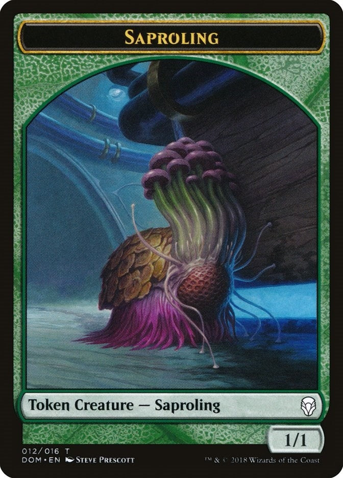 Image for Saproling Token (012) (12) [Dominaria] - Magic: The Gathering