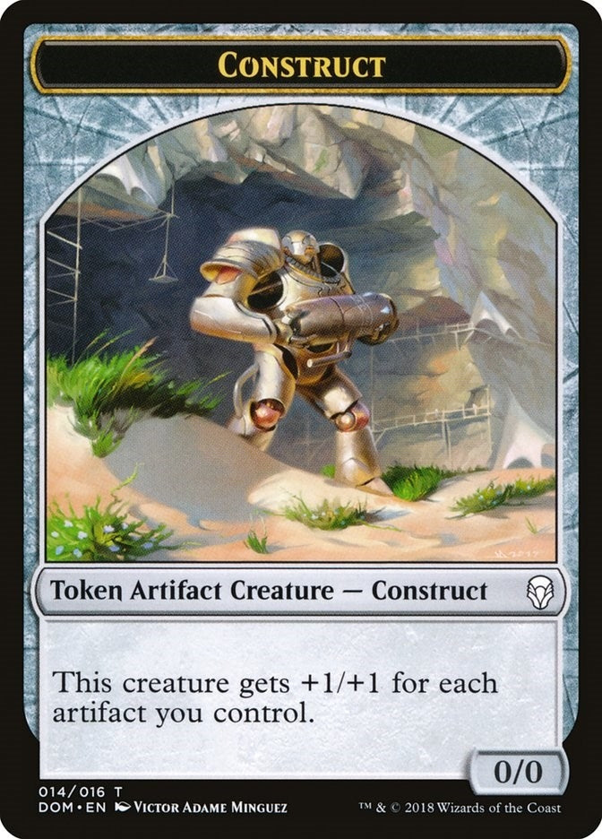 Image for Construct Token (14) [Dominaria] - Magic: The Gathering