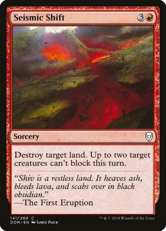 Image for Seismic Shift (141) [Dominaria] - Magic: The Gathering