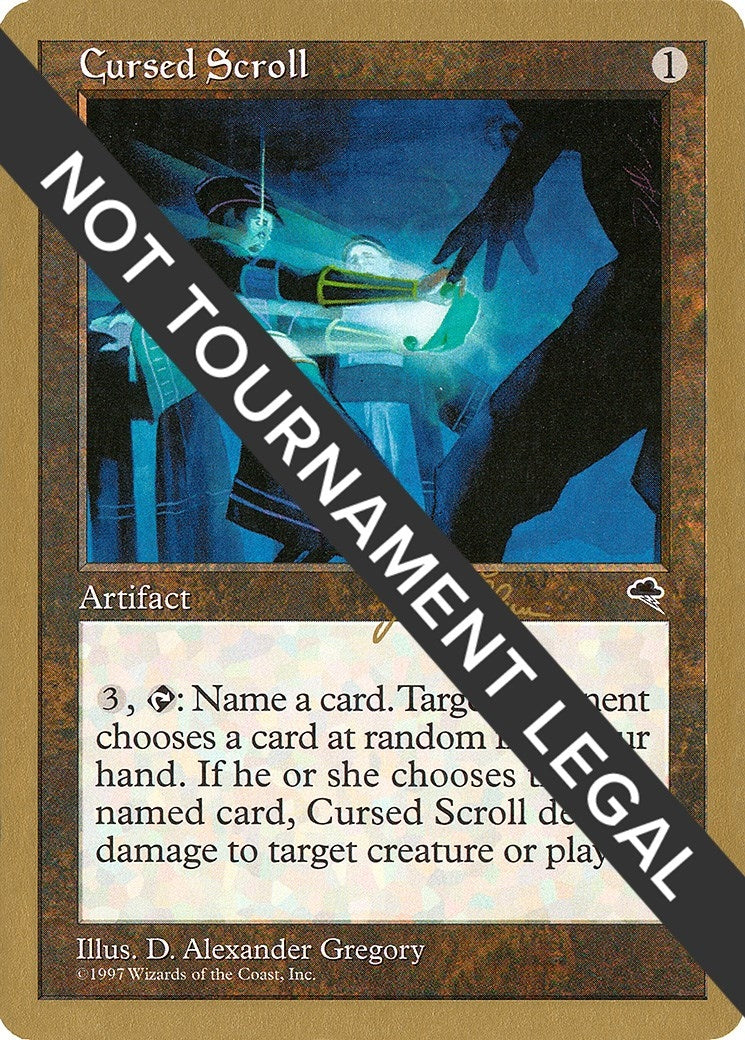 Image for Cursed Scroll - 1999 Jakub Slemr (TMP) [World Championship Decks] - Magic: The Gathering