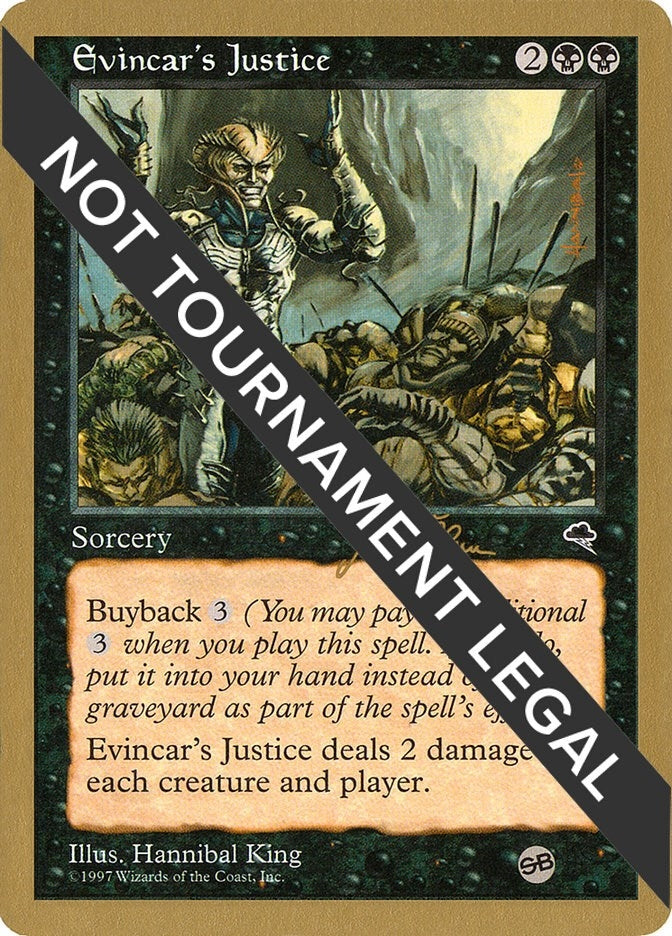 Image for Evincar's Justice - 1999 Jakub Slemr (TMP) (SB) [World Championship Decks] - Magic: The Gathering