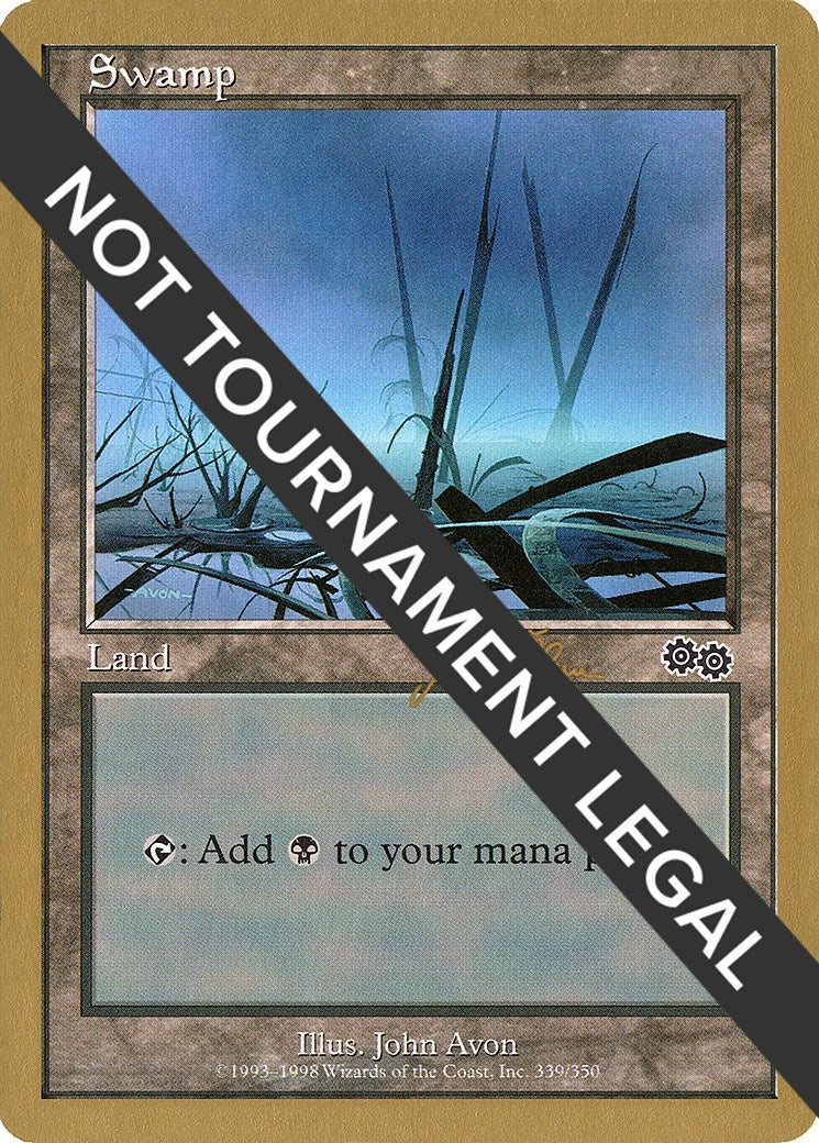 Image for Swamp (339) - 1999 Jakub Slemr (USG) [World Championship Decks] - Magic: The Gathering