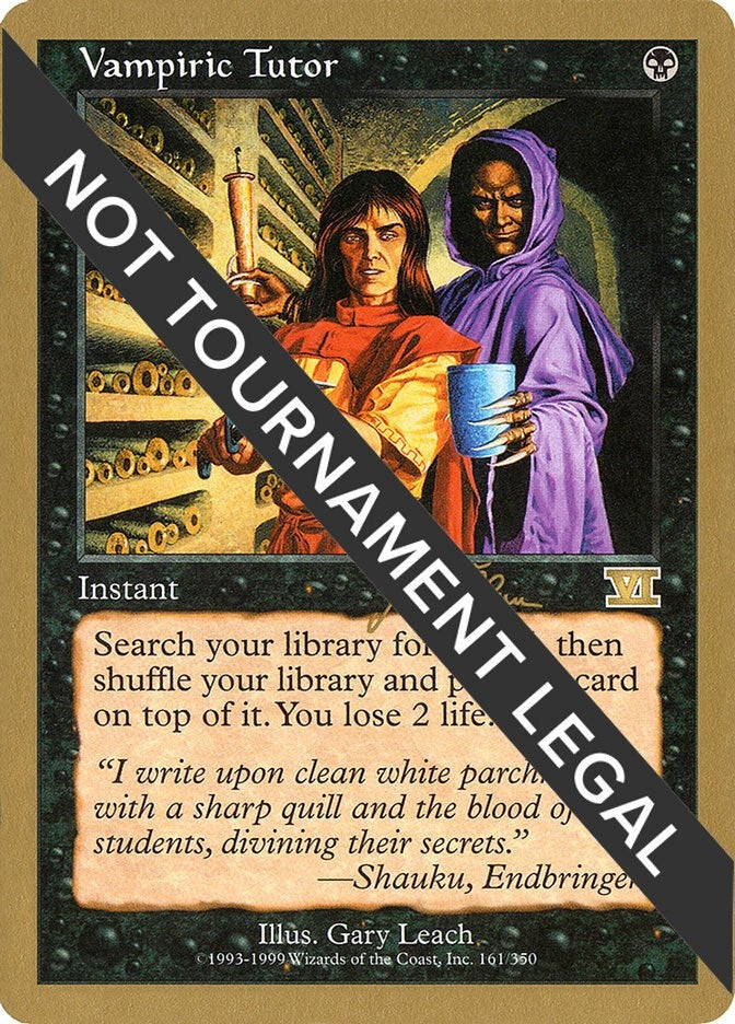 Image for Vampiric Tutor - 1999 Jakub Slemr (6ED) [World Championship Decks] - Magic: The Gathering
