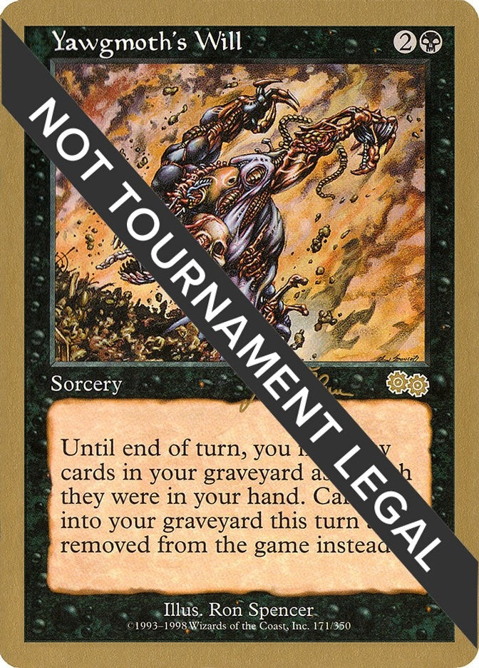 Image for Yawgmoth's Will - 1999 Jakub Slemr (USG) [World Championship Decks] - Magic: The Gathering