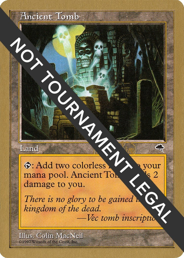 Image for Ancient Tomb - 1999 Mark Le Pine (TMP) [World Championship Decks] - Magic: The Gathering