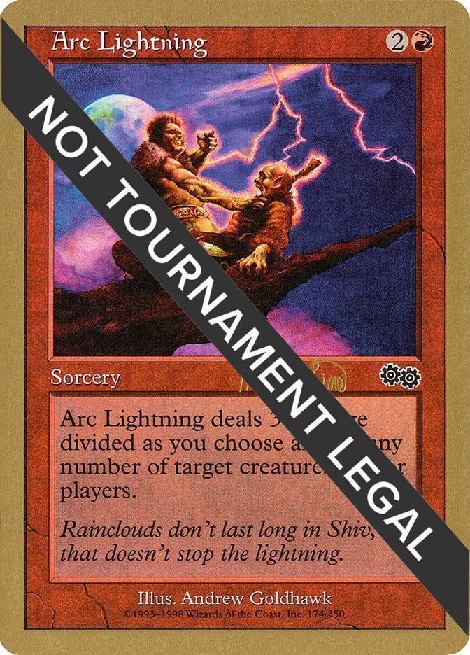 Image for Arc Lightning - 1999 Mark Le Pine (USG) (SB) [World Championship Decks] - Magic: The Gathering