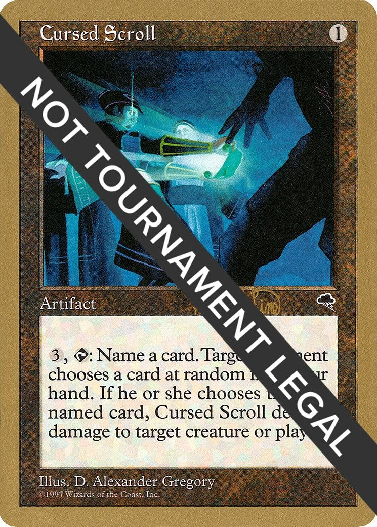 Image for Cursed Scroll - 1999 Mark Le Pine (TMP) [World Championship Decks] - Magic: The Gathering