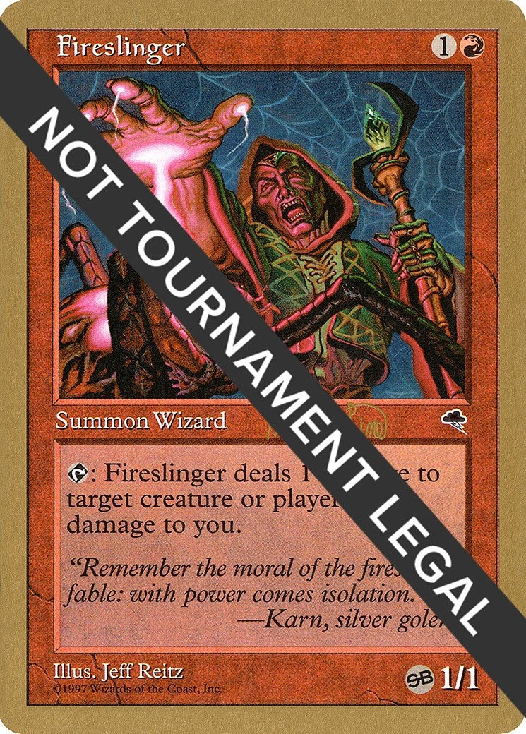 Image for Fireslinger - 1999 Mark Le Pine (TMP) (SB) [World Championship Decks] - Magic: The Gathering