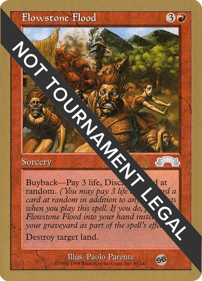 Image for Flowstone Flood - 1999 Mark Le Pine (EXO) (SB) [World Championship Decks] - Magic: The Gathering