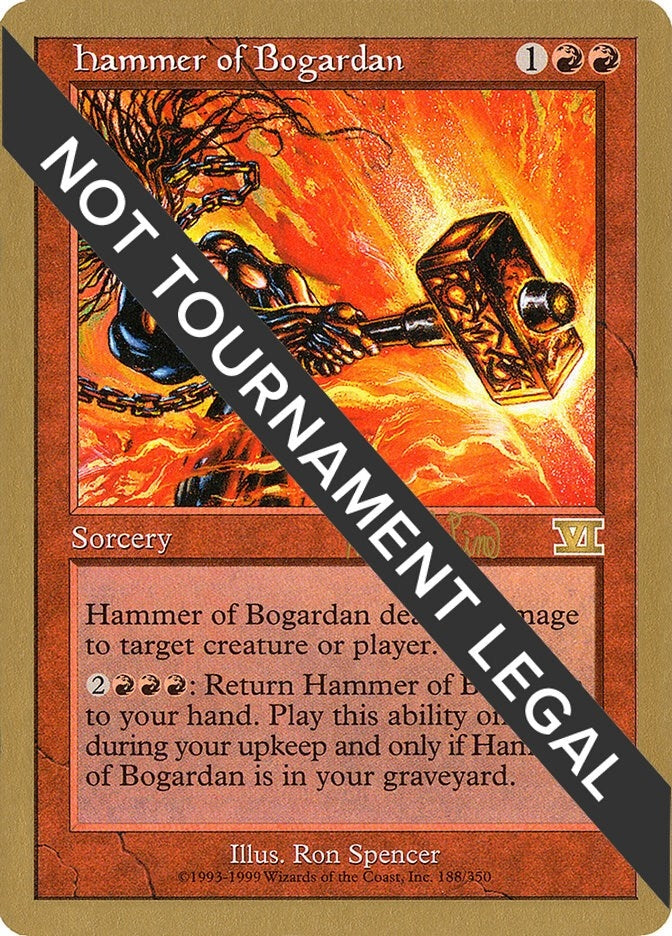 Image for Hammer of Bogardan - 1999 Mark Le Pine (6ED) [World Championship Decks] - Magic: The Gathering