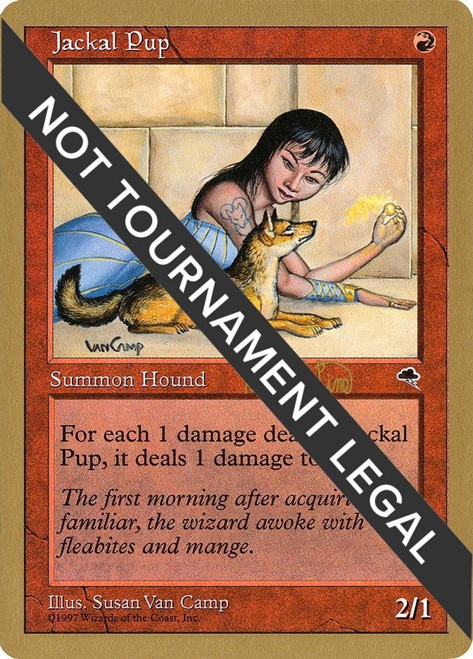 Image for Jackal Pup - 1999 Mark Le Pine (TMP) [World Championship Decks] - Magic: The Gathering
