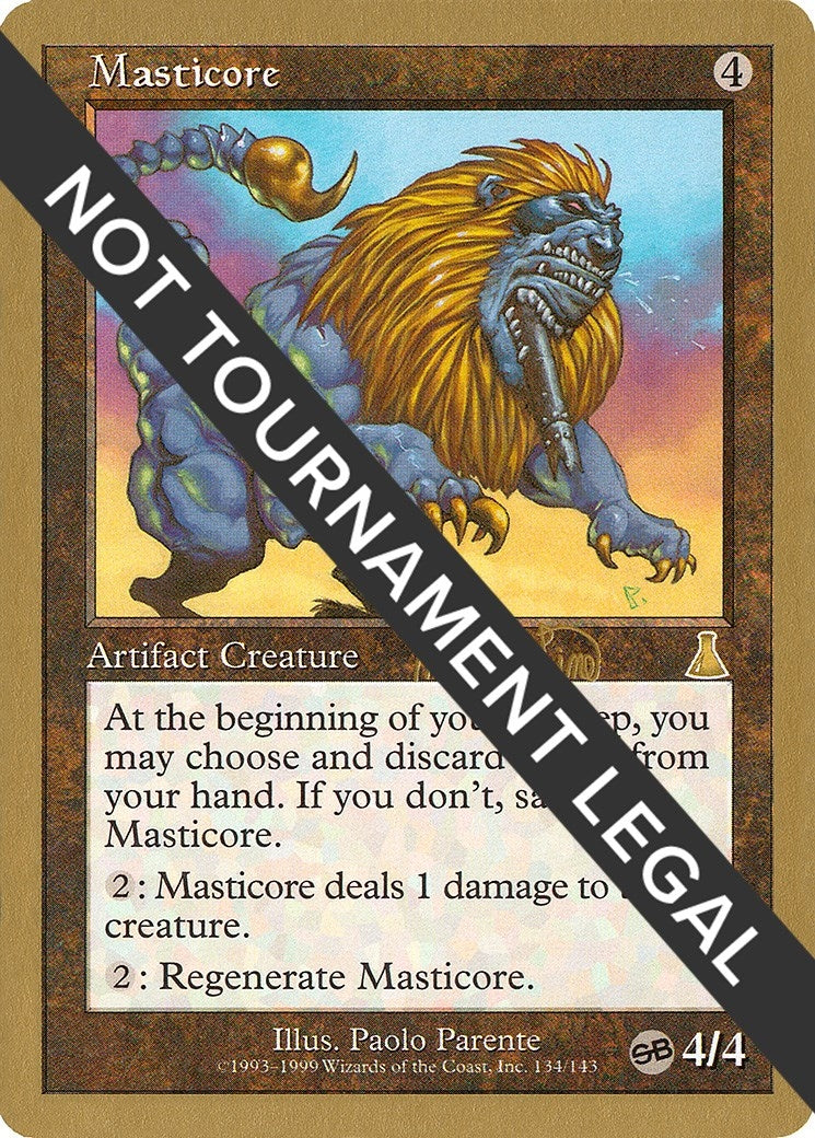 Image for Masticore - 1999 Mark Le Pine (UDS) (SB) [World Championship Decks] - Magic: The Gathering