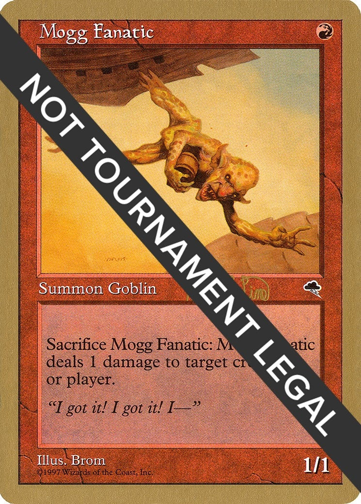 Image for Mogg Fanatic - 1999 Mark Le Pine (TMP) [World Championship Decks] - Magic: The Gathering