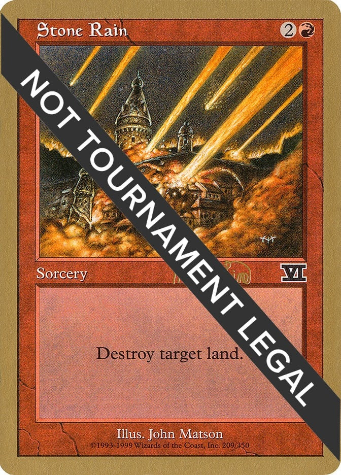Image for Stone Rain - 1999 Mark Le Pine (6ED) [World Championship Decks] - Magic: The Gathering