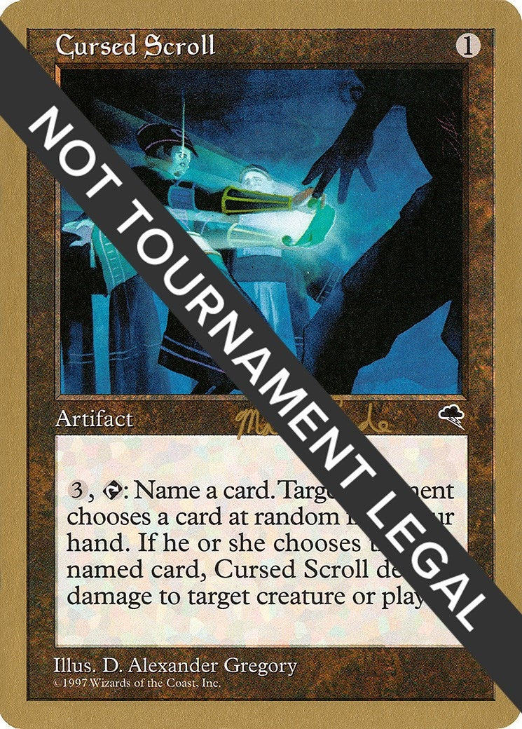 Image for Cursed Scroll - 1999 Matt Linde (TMP) [World Championship Decks] - Magic: The Gathering