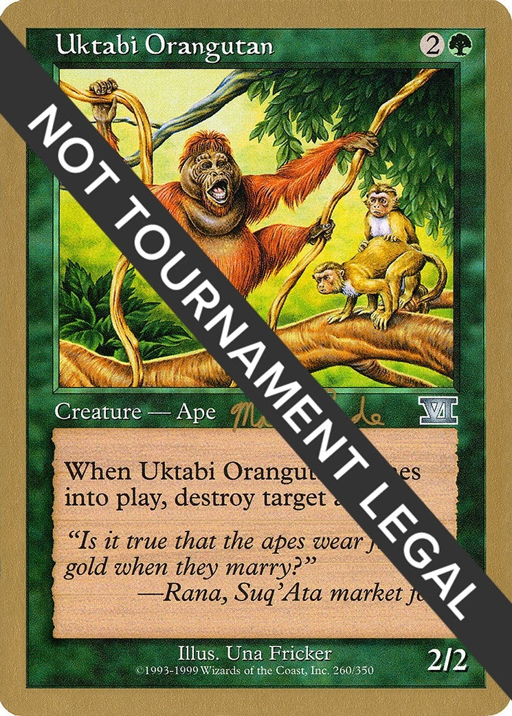 Image for Uktabi Orangutan - 1999 Matt Linde (6ED) [World Championship Decks] - Magic: The Gathering