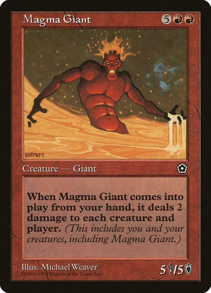 Image for Magma Giant [Portal Second Age] - Magic: The Gathering